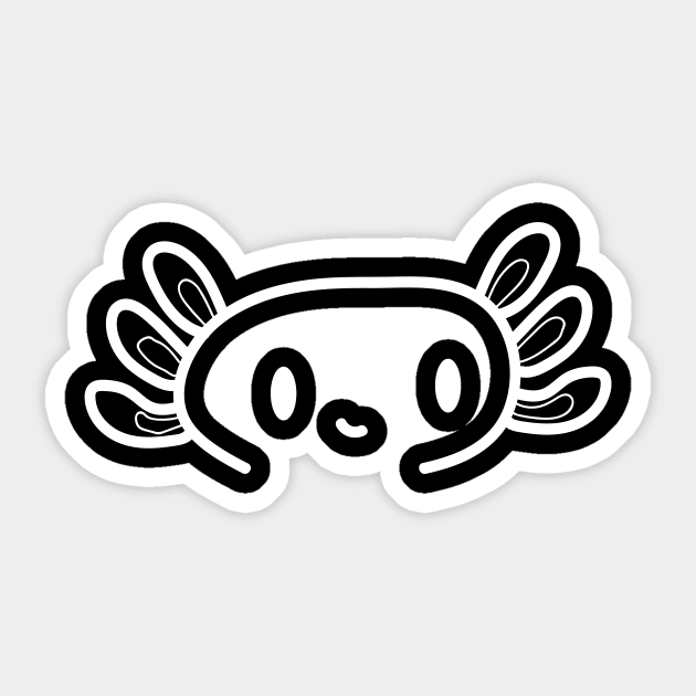 axolotl Sticker by Piercek25